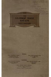 The Glossop Heritage Collection  Volume 1 - Estate Sale Catalogue 1925