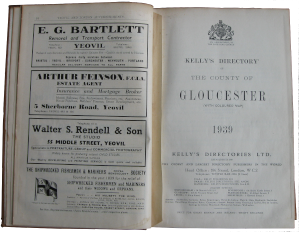 Kelly's Directory of Gloucestershire 1939