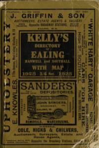 Kellys Directory of Ealing, Hanwell and Southall, 1928