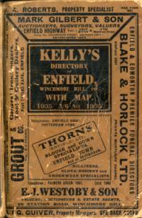 Kellys Directory of Enfield, Winchmore Hill etc, 1935