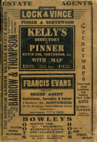 Kelly's Directory of Pinner, Hatch End, Northwood &c, 1935