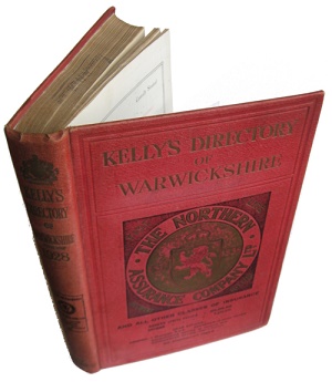 Kelly's 1928 Directory of Warwickshire