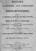 Whellan's Directory of Northamptonshire 1849
