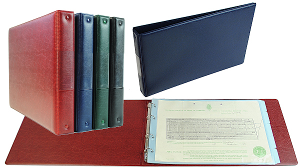 De-luxe Certificate Binder with 10 Polypockets - The National Archives Shop