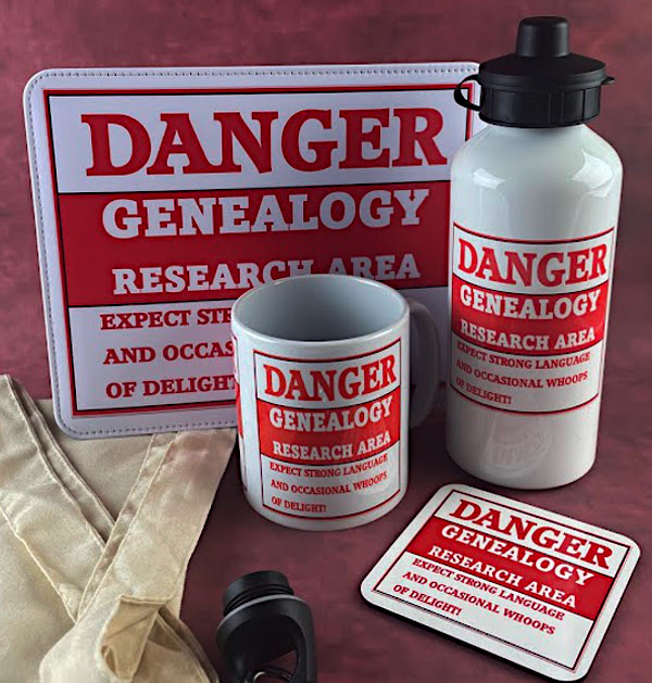 Danger Genealogy Research Area Novelty Gift Range