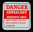 Danger Genealogy Coaster