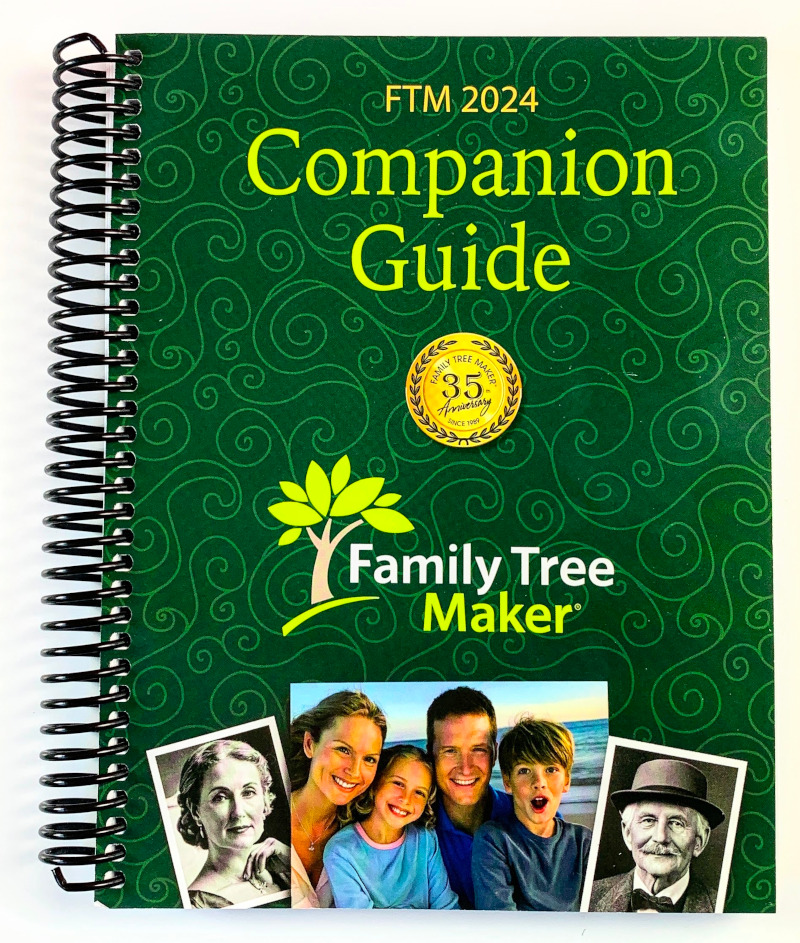 Companion Guide for Family Tree Maker 2024 - Spiral Bound