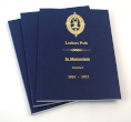 Publish a Softback book - Blue plain cover with gold foil lettering