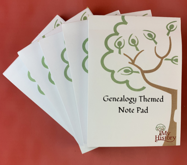 Genealogy Note Pads