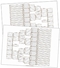 A3 Charts left and right facing for book pages