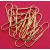 Brass Paper Clips (pack of 90) - view 1