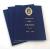 Publish a Softback book - Blue plain cover with gold foil lettering - view 1