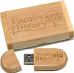 Click this image to find out more about the Family History USB Storage in Wood Presentation Box