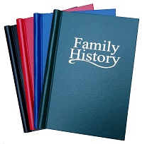 Family History Springback Binder- SECONDS