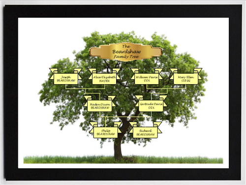 Ancestor Chart for Two Children