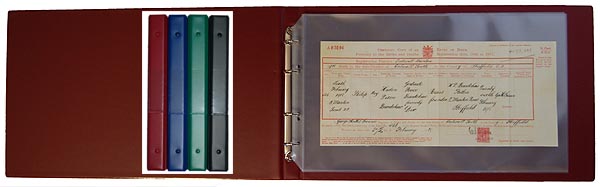 Standard Certificate Binder 