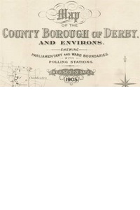 Bemrose's Street Map of Derby 1905