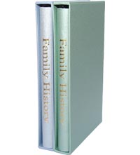 Family History Springback Binder & Slip Case Pastel Shade