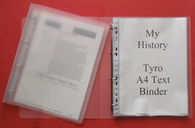  A4 Text Binder 